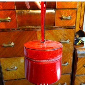 Lux De Ville red glitter Hand Bag